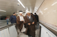 نمایندگان مجلس از پروژه متروی قم بازدید کردند 